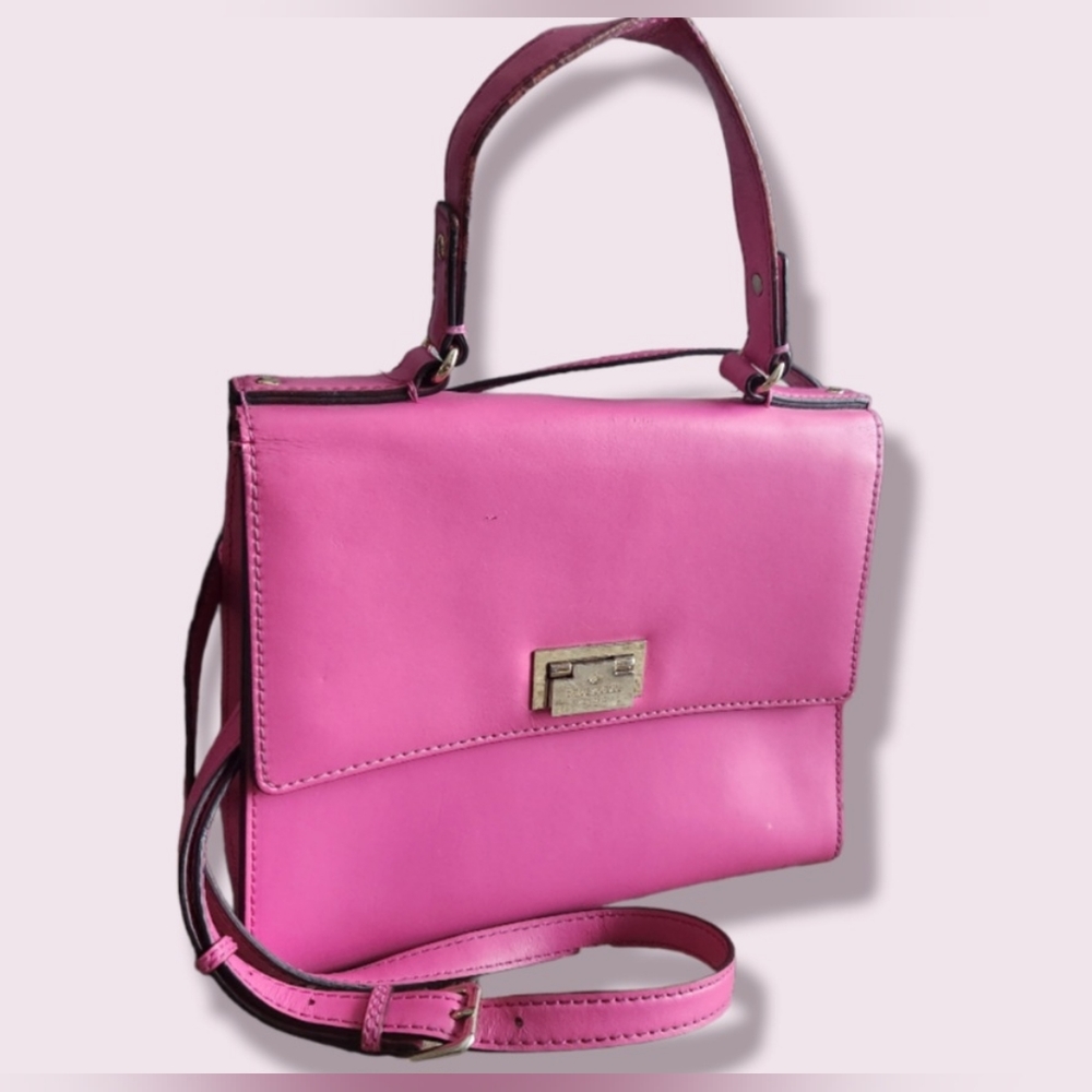 Kate Spade Fuscia Leather Satchel